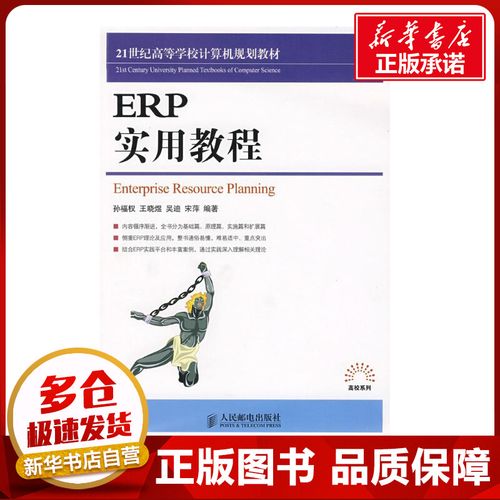 erp實用教程 孫福權(quán) 等編著 著作 計算機軟件工程(新)專業(yè)科技 新華